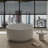 49'' x 49'' Soaking Solid Surface Bathtub