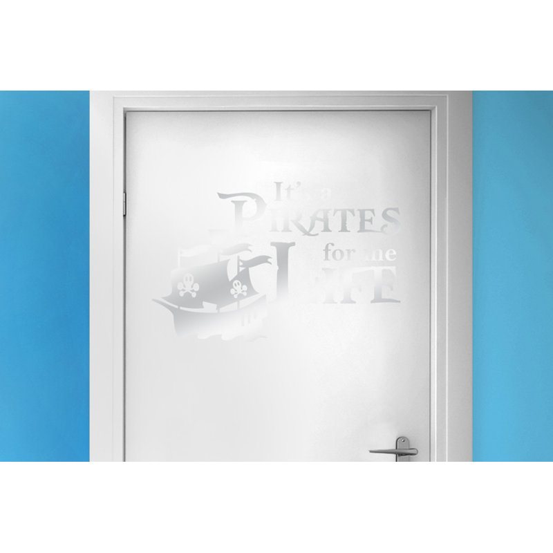 Wall Decal, Shiny Silver