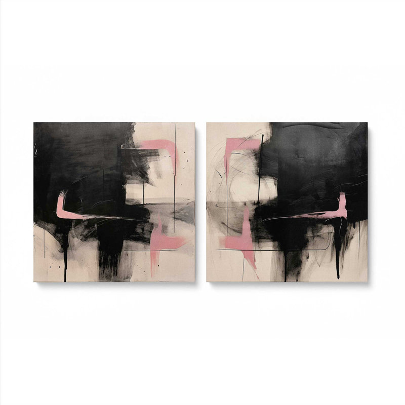 «Midnight Rose Dreamscape» par Golden Glow Interiors 2 - Pièces sur toile, Toile tendue, H 12 po x l 12 po