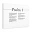The Way of the Righteous Psalm 1 Piece Wrapped Canvas Wall Art-117187102