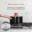 Tower Linear Non Stick Induction Saucepans Sets With Lids, Easy Clean, 3 Piece Set, 16/18/20 cm-24494739