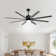 Brixham 76" 8- Blade LED Smart Chandelier Ceiling Fan with Remote Control and Light Kit Included