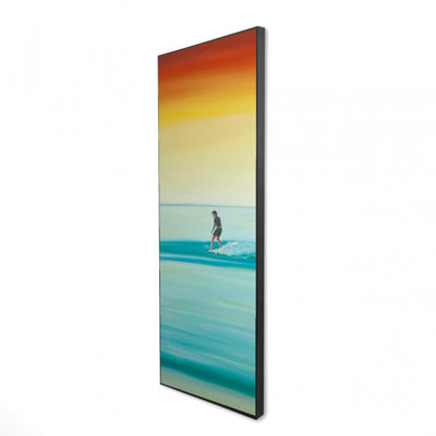 «A Surfer By Dawn» sur toile