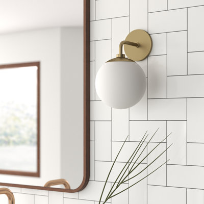 Luna Steel Armed Sconce