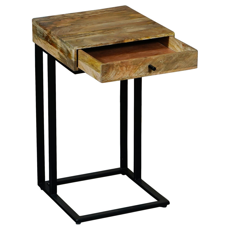 Carson Pedestal End Table