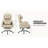 Swivel Ergonomic Office Chair, Technology Leather  High Back Office Chair