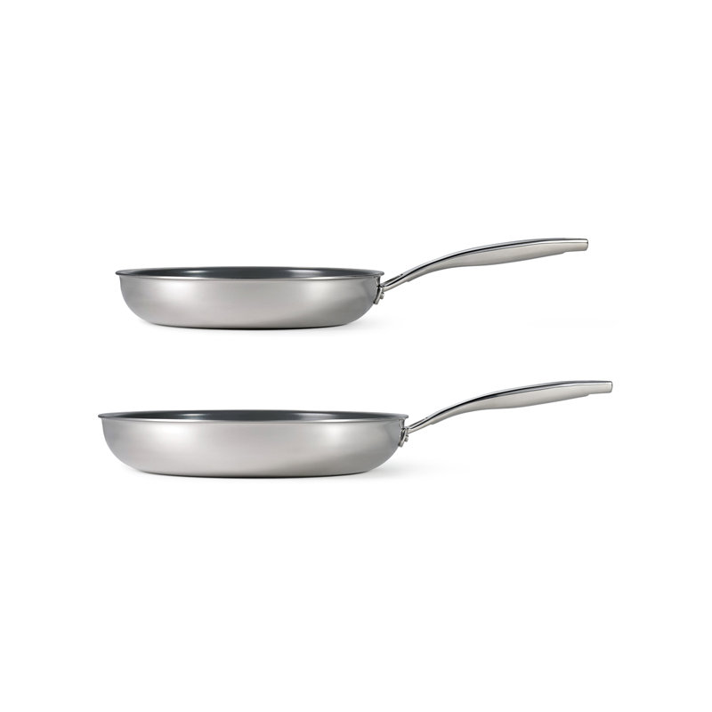 Stainless Steel Non-Stick Frying Pan Set