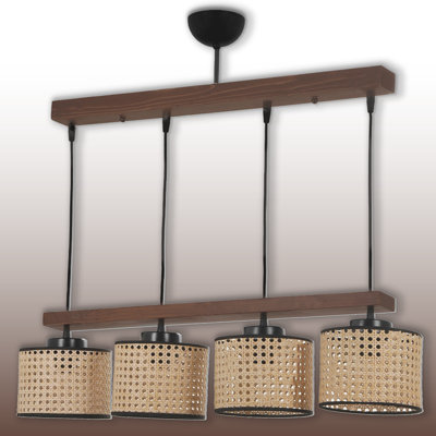 Luminaire suspendu pour îlot de cuisine 2 lumières
