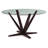 Aura Round Glass Top Solid Wood Base Dining Table-461644216-461644215