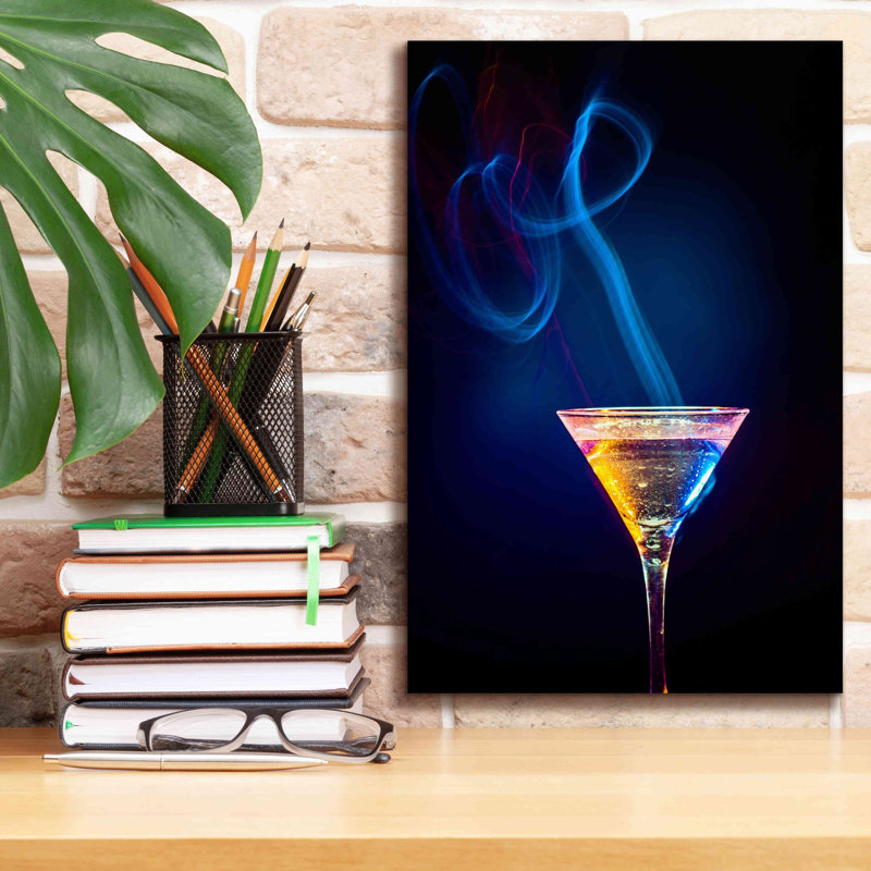 «Flamming Jesus» par Epic Portfolio, art mural sur toile, H 18 po x l 12 po x P 0,75 po