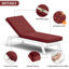 Coussin de chaise longue d'extérieur 2 pièces, 80 po x 26 po x 4 po-647617544-647617549-654445041