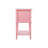 Contemporary Pink Nightstand With Open Shelf-664282252