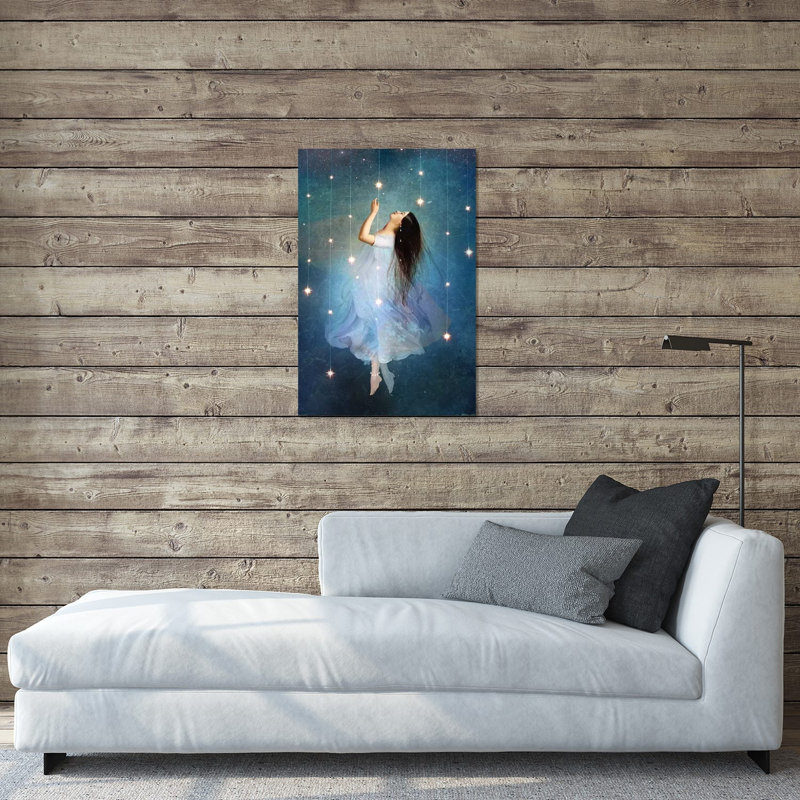 Étoile matelot imprimé sur verre acrylique, H 24 po x l 16 po x P 0,25 po