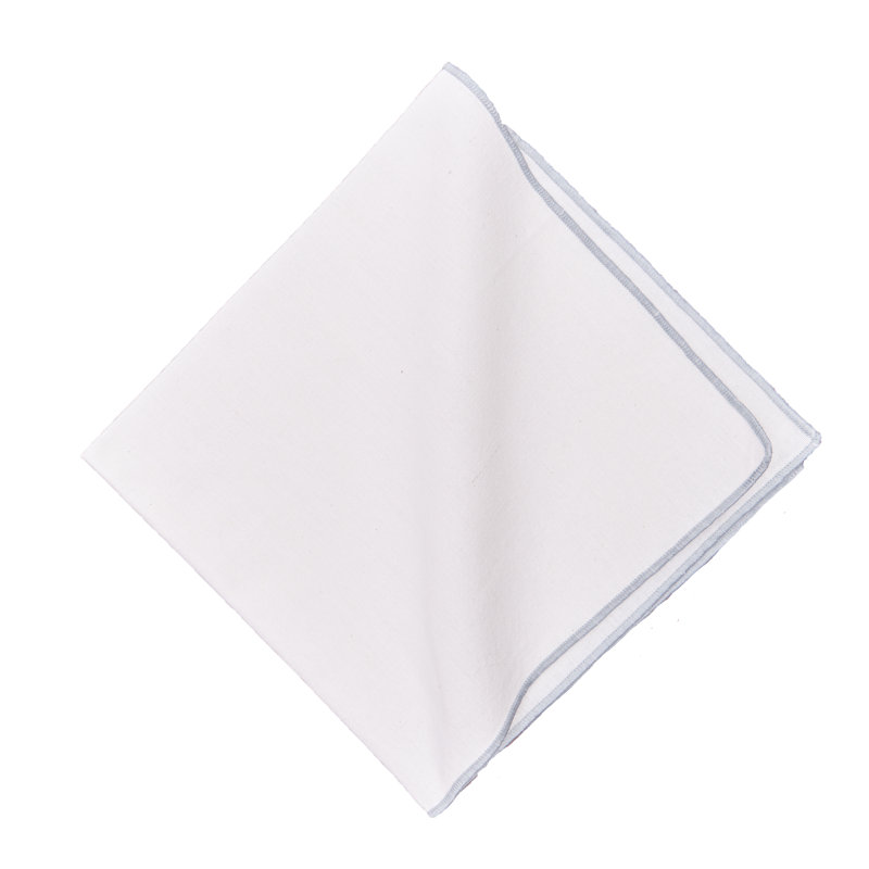 Beck 100% Cotton Striped Square Napkin, Sky