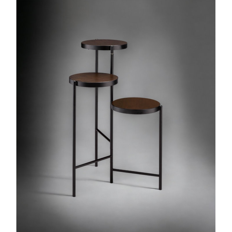 Namid Black Finish Plant Stand
