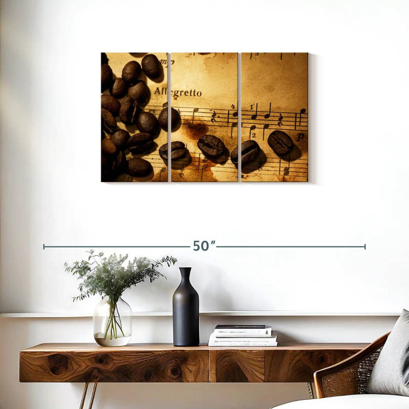 Yarlin Coffee Music, 20" H x 33" W