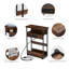 40cm W Metal Bedside Table-914059255