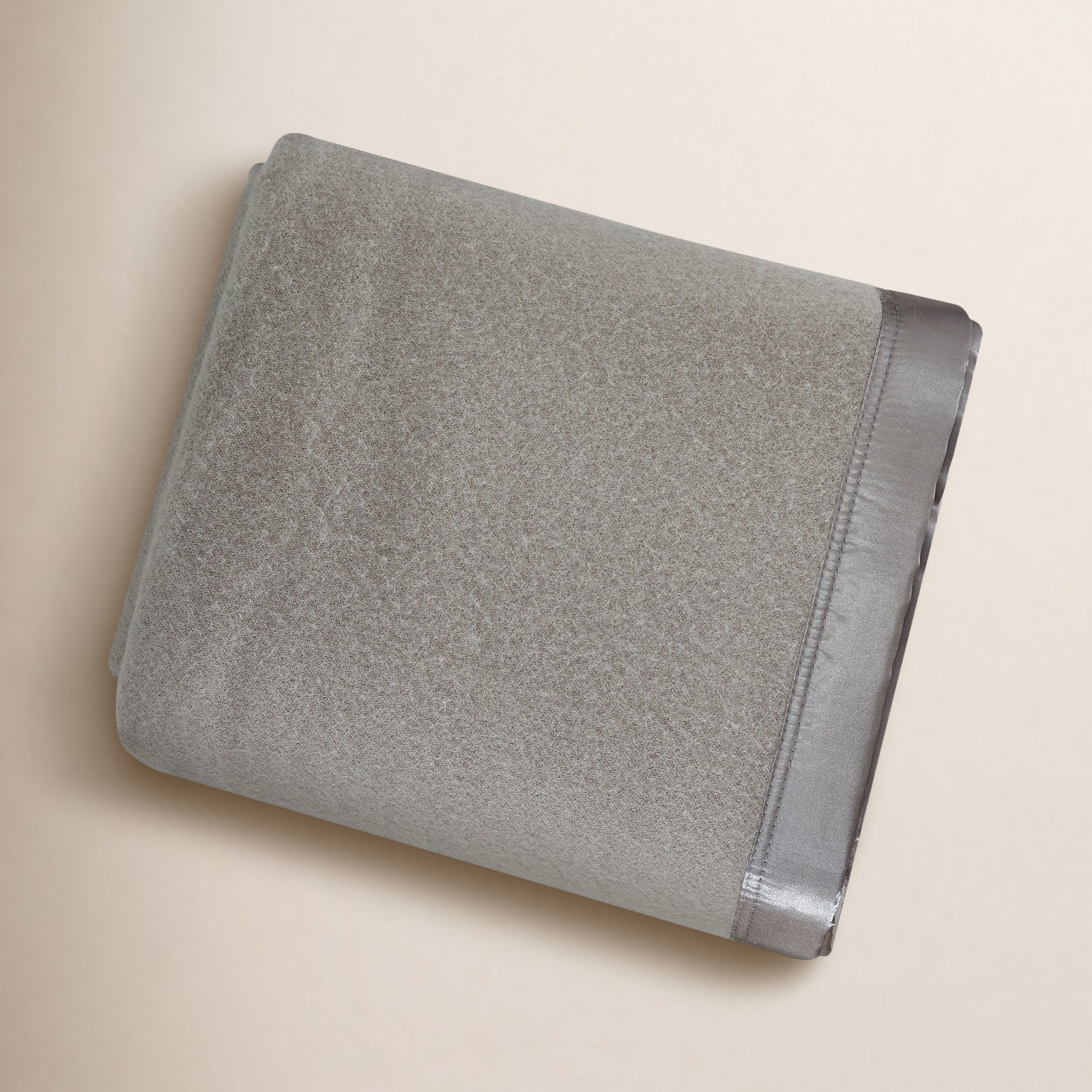 Adli Wool Throw Blanket, Gray, King