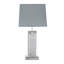 Lampe de table 30 "argentée