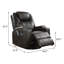 Runkle Faux Leather Massage Chair-199003386