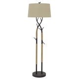 Alesio 57.75'' Metal Traditional Floor Lamp