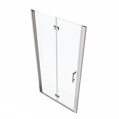 1 3/8" Adjustable Universal Pivot Shower Door. 1/4" Tempered Clear Glass 3672. Wall Channel & Unusual #304 Stainless Steel Handle. 36000 Open-Close Tests Carried Out. Smooth System, Discernible