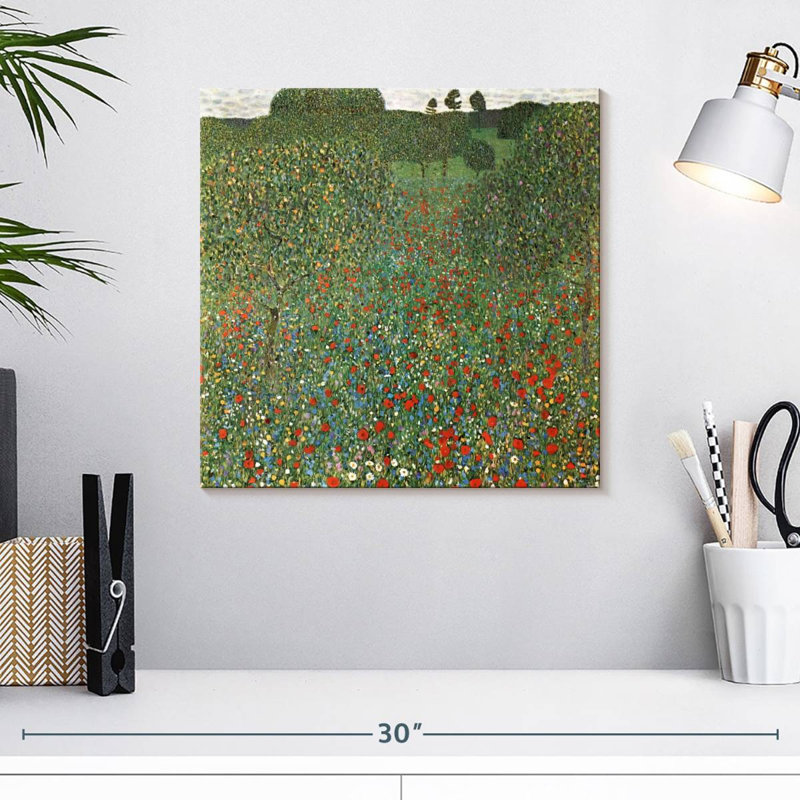 A Field Of Poppies 1907, H 16 po x l 16 po