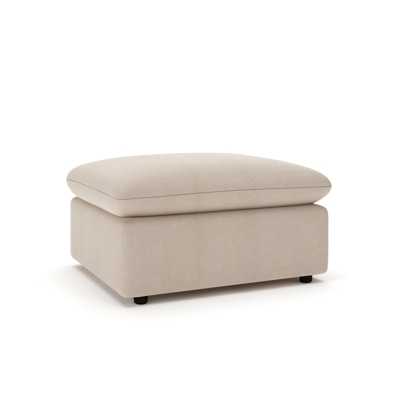 Repose-pieds Kallie, Velours performance plage Bella