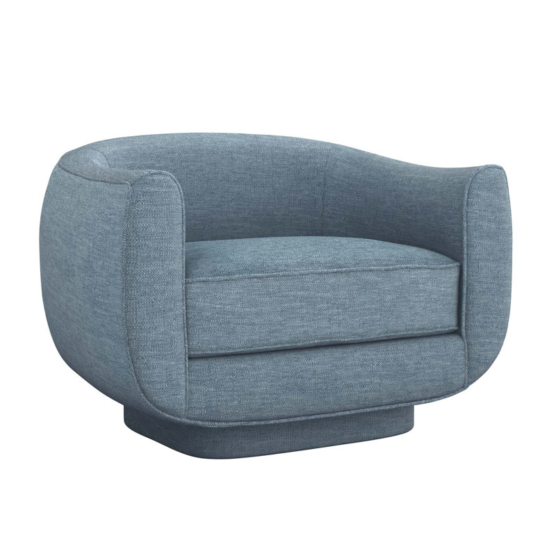 Fauteuil demi-tonneau Spectrum, Sergé de surf en polyester