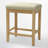 24 Inch Upholstered Faux Leather Soft Cushion Wooden Kitchen Island Counter Height Barstools-106913419