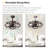 Best Sells Modern Enclosed Ceiling Fan Indoor With Remote Control And Bladeless Rust Red Industrial Ceiling Fan Light Kit