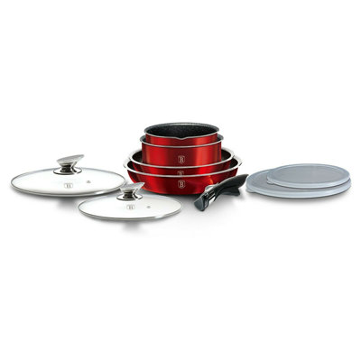 9 - Piece Non-Stick Aluminum Cookware Set