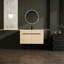 Bathroom Vanity With Resin Countertop Sink, 2-Door Bathroom Cabinet