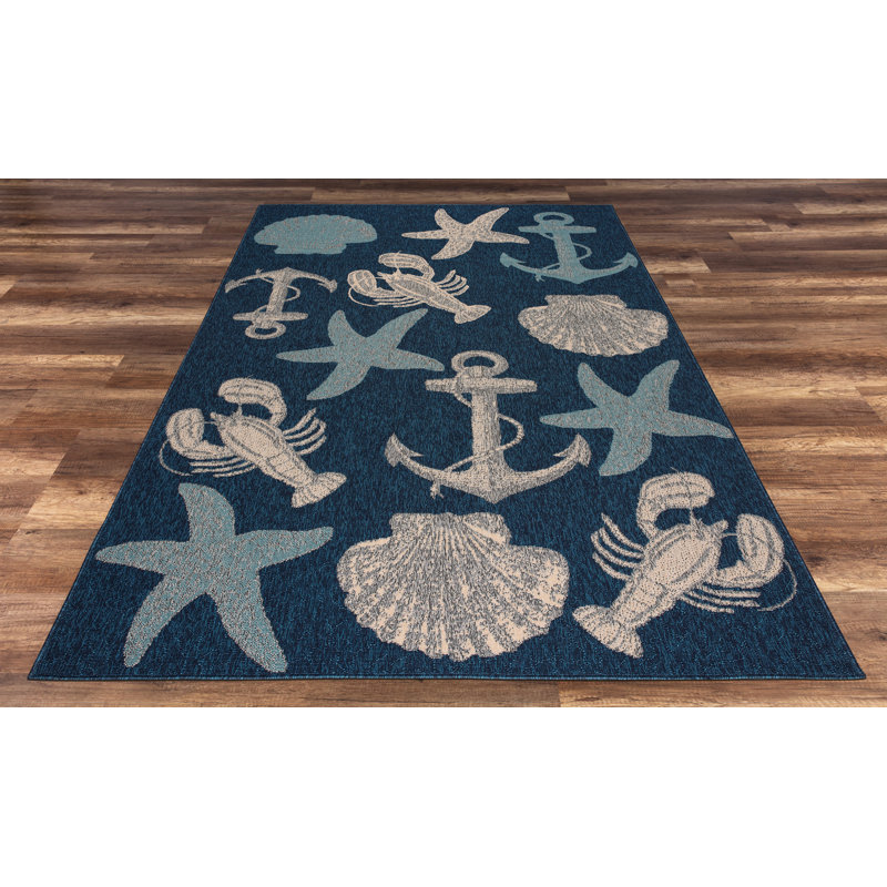 Hodgins Indoor / Outdoor Rug, Rectangle 5'3" x 7'7"
