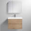 Meuble-lavabo flottant 30 po avec lavabo mural Annedoris-309011913