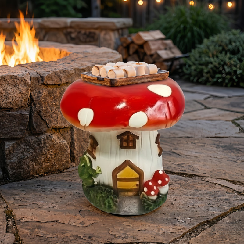 Tabouret de jardin 13 po, Dark Red