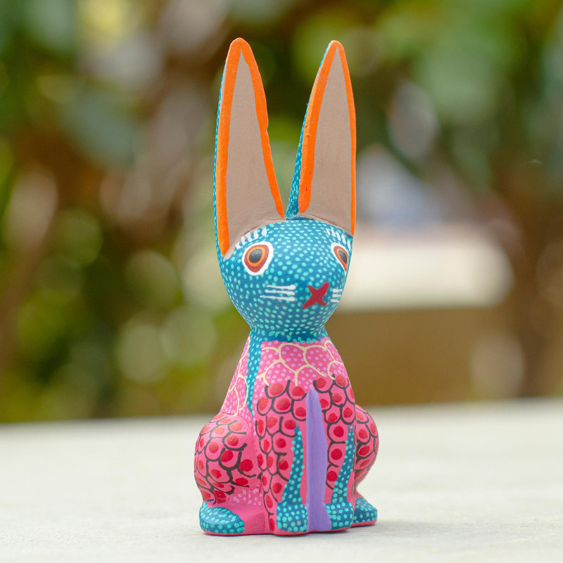 Figurine Elisaul Oaxacan Bunny Alebrije