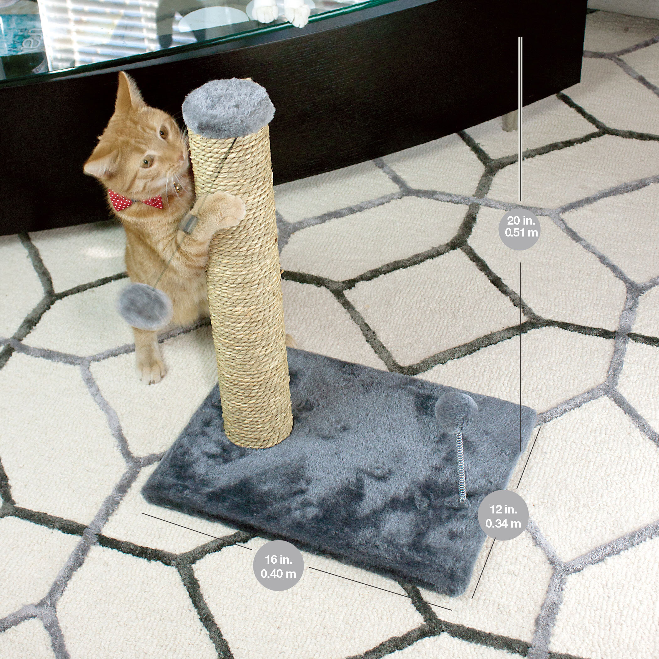 Easy kitty building system seagrass best sale scratching post