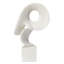 Obscure Object on Stand in Off White Resin