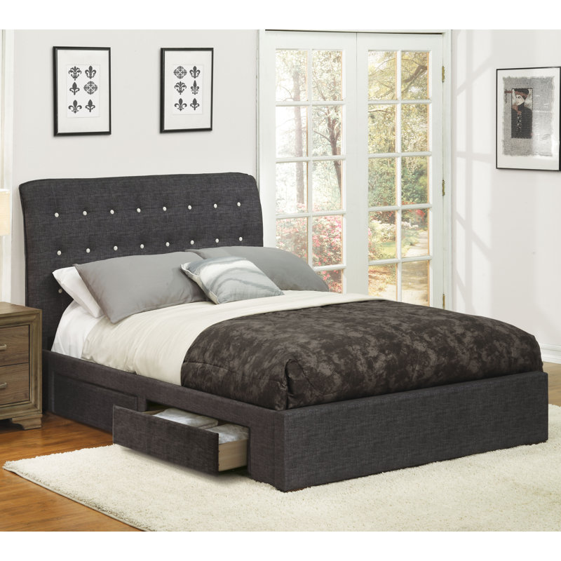 Gibsonia Upholstered Platform Bed, Queen