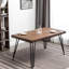 Ensemble de salle à manger 6 pièces, table à manger en épingle à cheveux avec 4 chaises et banc-2007288746