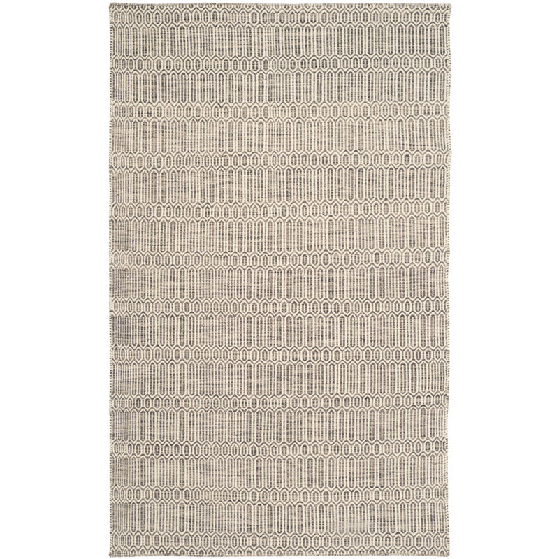Tapis gris Georgiana, Rectangle 8 pi 9 po x 12 pi