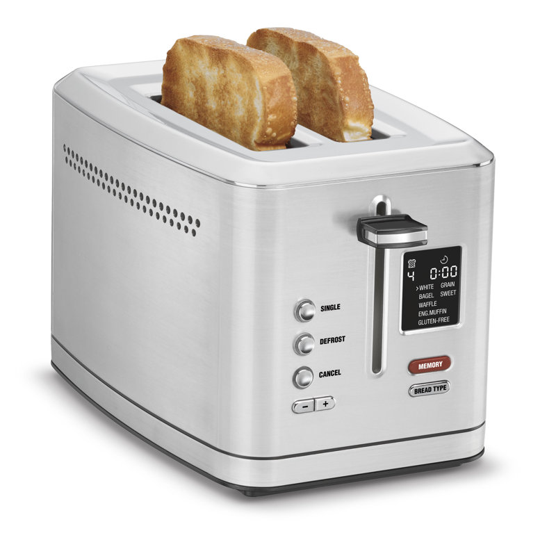 Grille-pain numérique à 2 tranches de Cuisinart avec fonction MemorySet