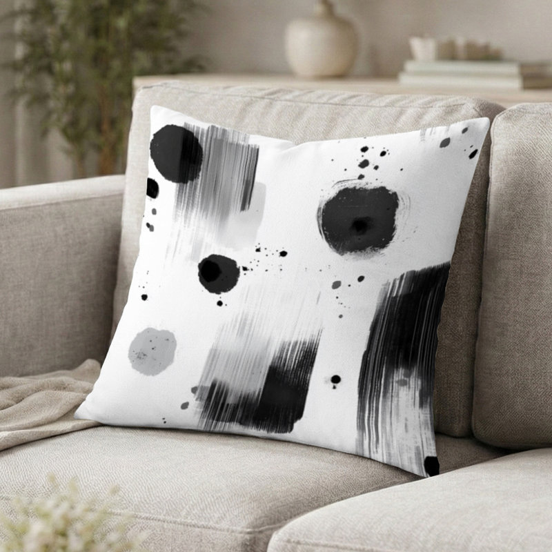 Coussin décoratif moderne Modern, H 16 po x l 16 po