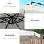 Parasol de patio suspendu-608674978