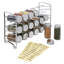 Freestanding Spice Jar & Rack Set