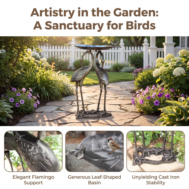 Rosalez Tiered Birdbath