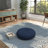 Sunbrella Indoor/Outdoor Floor Pillow, 26 Inch Circular Cushion Cover with Insert-116426972-116426975