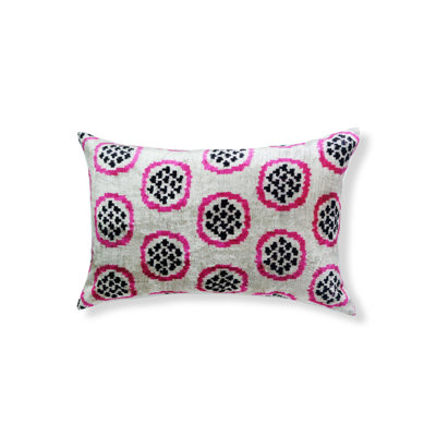 Mak Silk Lumbar Rectangular Pillow Cover & Insert