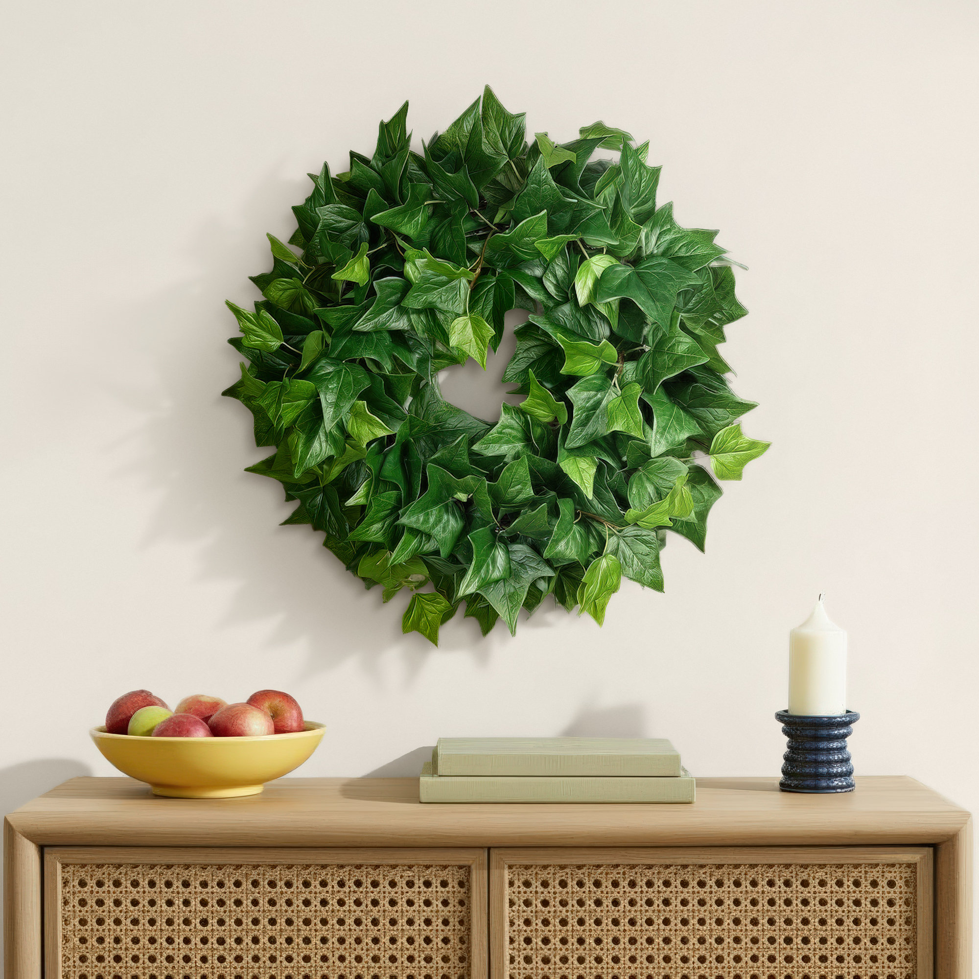 5.5'' Faux Ivy Plant, Dark Green